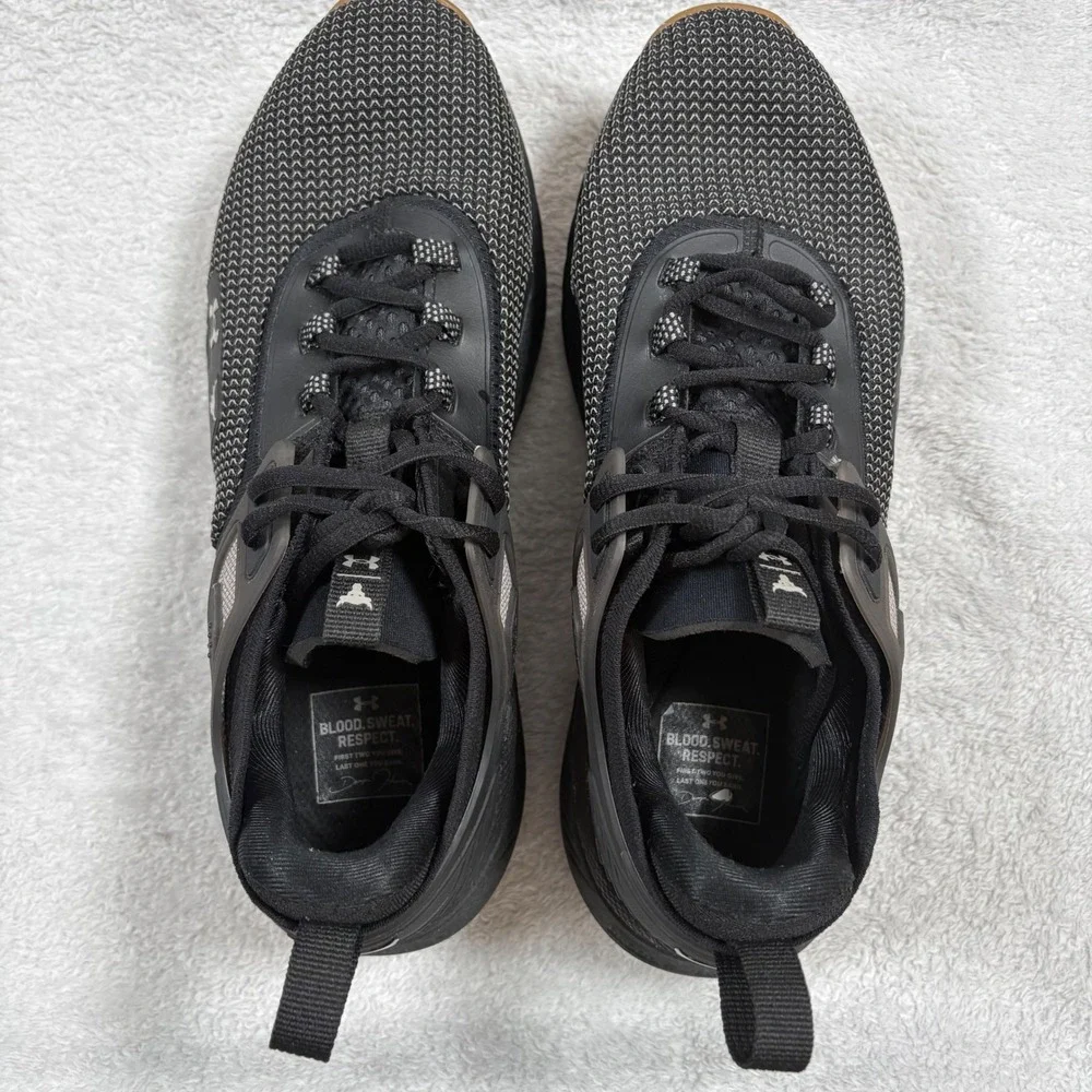 Under Armour Project Rock 5 Mens Training Shoes Black Gum 3026074-001 Size 10